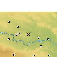 Nearby Forecast Locations - Parbhani - mapa