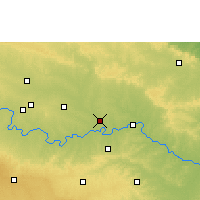 Nearby Forecast Locations - Purna - mapa