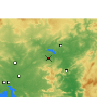 Nearby Forecast Locations - Rajgangpur - mapa