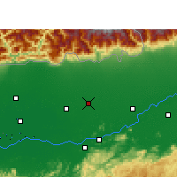 Nearby Forecast Locations - Rangiya - mapa