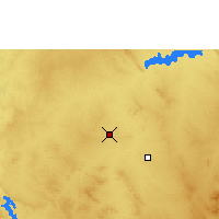 Nearby Forecast Locations - Ranebennuru - mapa