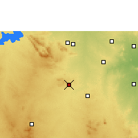 Nearby Forecast Locations - Rayadurgam - mapa
