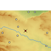 Nearby Forecast Locations - Vaijapur - mapa