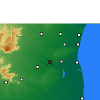Nearby Forecast Locations - Virudhachalam - mapa