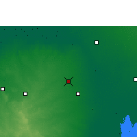 Nearby Forecast Locations - Wadhwan - mapa