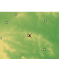 Nearby Forecast Locations - Yavatmal - mapa