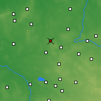 Nearby Forecast Locations - Byczyna - mapa