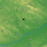 Nearby Forecast Locations - Chmielnik - mapa