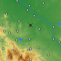 Nearby Forecast Locations - Grodków - mapa
