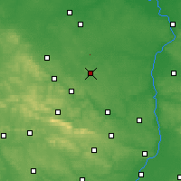 Nearby Forecast Locations - Iłża - mapa