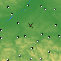 Nearby Forecast Locations - Kolbuszowa - mapa