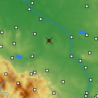 Nearby Forecast Locations - Niemodlin - mapa