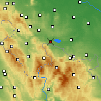 Nearby Forecast Locations - Paczków - mapa