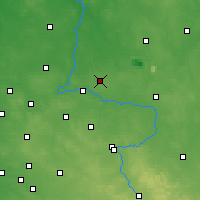 Nearby Forecast Locations - Pajęczno - mapa