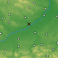 Nearby Forecast Locations - Połaniec - mapa