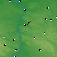 Nearby Forecast Locations - Poniatowa - mapa