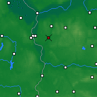 Nearby Forecast Locations - Rzepin - mapa
