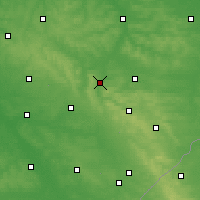 Nearby Forecast Locations - Szczebrzeszyn - mapa