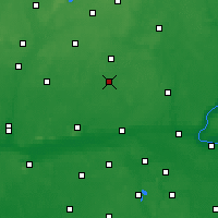 Nearby Forecast Locations - Więcbork - mapa