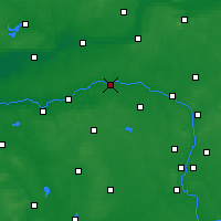 Nearby Forecast Locations - Wronki - mapa