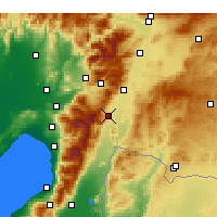 Nearby Forecast Locations - İslahiye - mapa