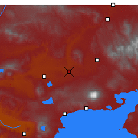 Nearby Forecast Locations - Malazgirt - mapa