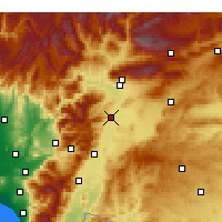Nearby Forecast Locations - Türkoğlu - mapa