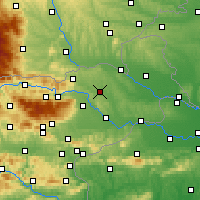 Nearby Forecast Locations - Lenart v Slovenskih goricah - mapa