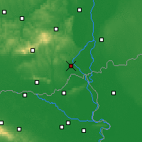 Nearby Forecast Locations - Mohacz - mapa