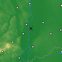 Nearby Forecast Locations - Kalocsa - mapa