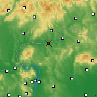 Nearby Forecast Locations - Balassagyarmat - mapa