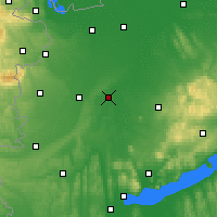 Nearby Forecast Locations - Celldömölk - mapa