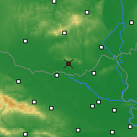 Nearby Forecast Locations - Siklós - mapa