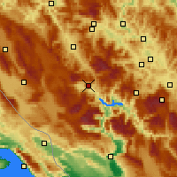 Nearby Forecast Locations - Prozor-Rama - mapa