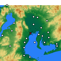 Nearby Forecast Locations - Kuwana - mapa