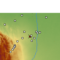 Nearby Forecast Locations - Cotoca - mapa