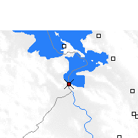 Nearby Forecast Locations - Desaguadero - mapa
