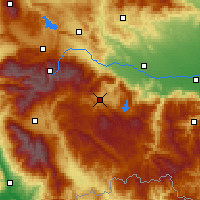 Nearby Forecast Locations - Welingrad - mapa