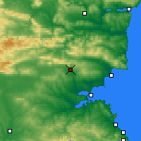 Nearby Forecast Locations - Ajtos - mapa