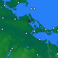 Nearby Forecast Locations - Wolgast - mapa