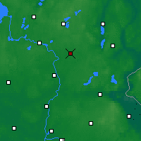 Nearby Forecast Locations - Templin - mapa