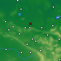 Nearby Forecast Locations - Espelkamp - mapa