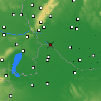 Nearby Forecast Locations - Šamorín - mapa