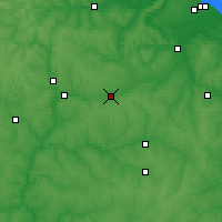 Nearby Forecast Locations - Szpoła - mapa
