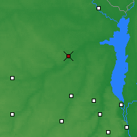Nearby Forecast Locations - Iwanków - mapa