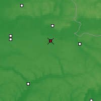 Nearby Forecast Locations - Buryń - mapa