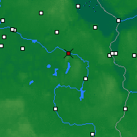 Nearby Forecast Locations - Fürstenwalde/Spree - mapa