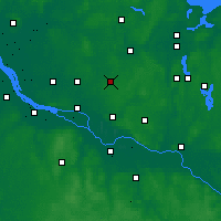 Nearby Forecast Locations - Ahrensburg - mapa