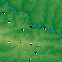 Nearby Forecast Locations - Donieck - mapa