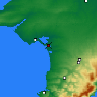 Nearby Forecast Locations - Saki - mapa